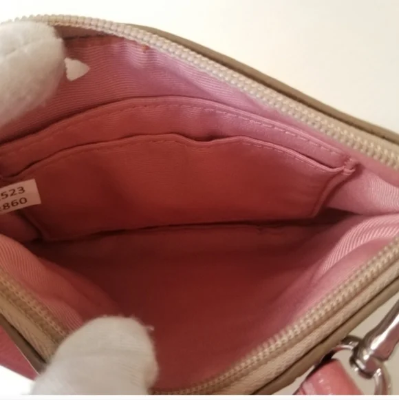 Coach Embossed Wristlet - Picture 7 of 9